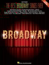 The Best Broadway Songs Ever piano sheet music cover